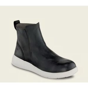 Red Wing $299 Zero-G Extralight 5” Black Leather Side Zip Safety Toe Boot Women'